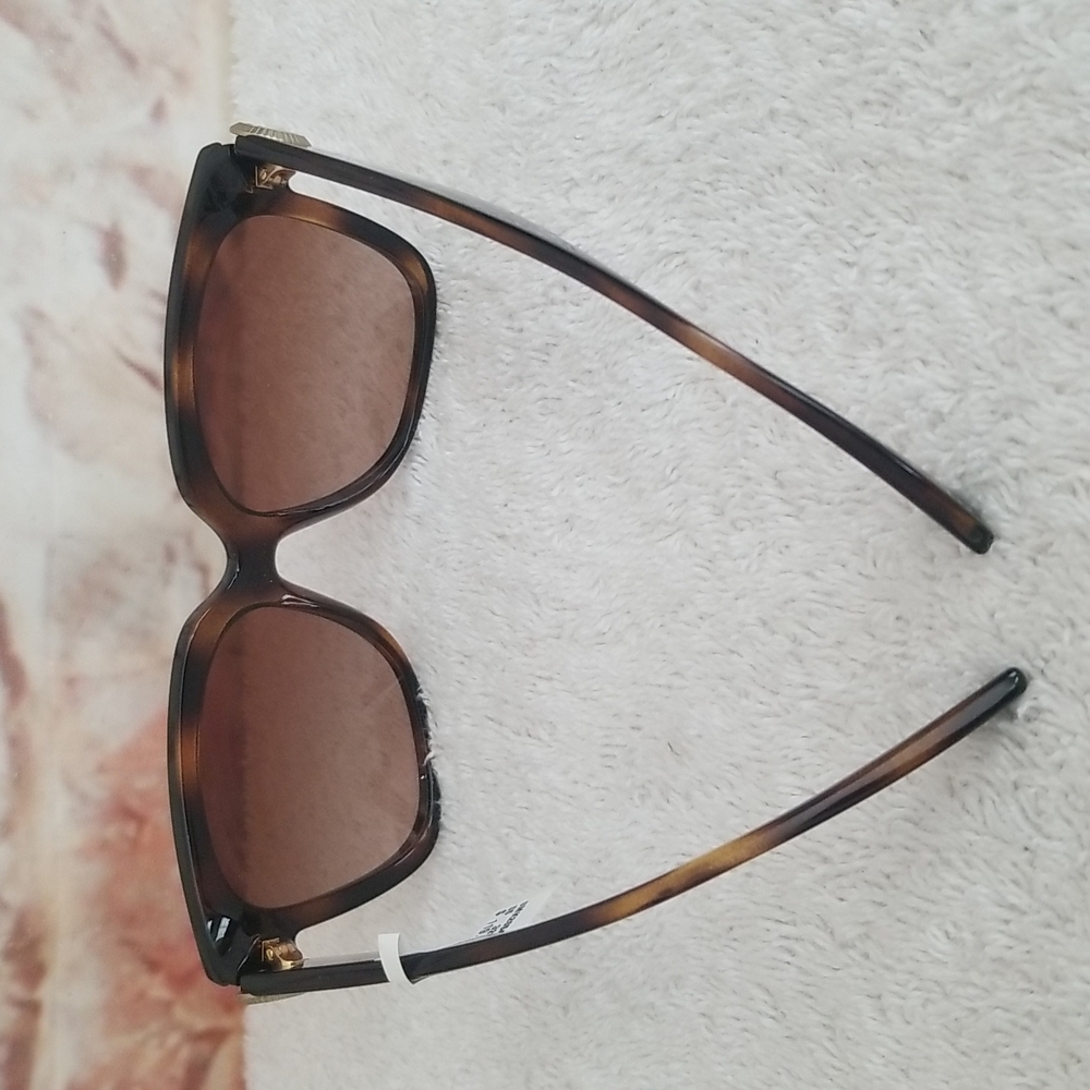 New Michael Kors Dark Tortoise Square Sunglasses - Picture 4 of 12